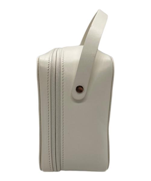 AURALEE（オーラリー）AURALEE (オーラリー) Aeta (アエタ) Leather Small Travel Case ホワイトの古着・服飾アイテム