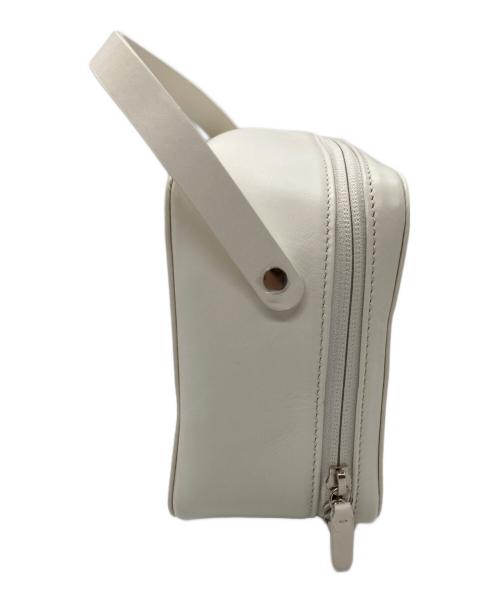 AURALEE（オーラリー）AURALEE (オーラリー) Aeta (アエタ) Leather Small Travel Case ホワイトの古着・服飾アイテム