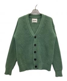 JIL SANDER（ジルサンダー）の古着「25AW VN CARDIGAN」｜グリーン