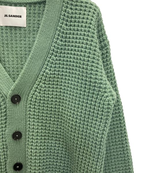 JIL SANDER（ジルサンダー）JIL SANDER (ジルサンダー) 25AW VN CARDIGAN グリーン サイズ:44の古着・服飾アイテム