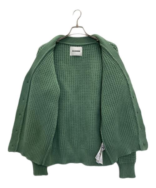 JIL SANDER（ジルサンダー）JIL SANDER (ジルサンダー) 25AW VN CARDIGAN グリーン サイズ:44の古着・服飾アイテム