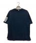 Thom Browne (トムブラウン) 4-BAR Tシャツ ネイビー サイズ:4：20000円