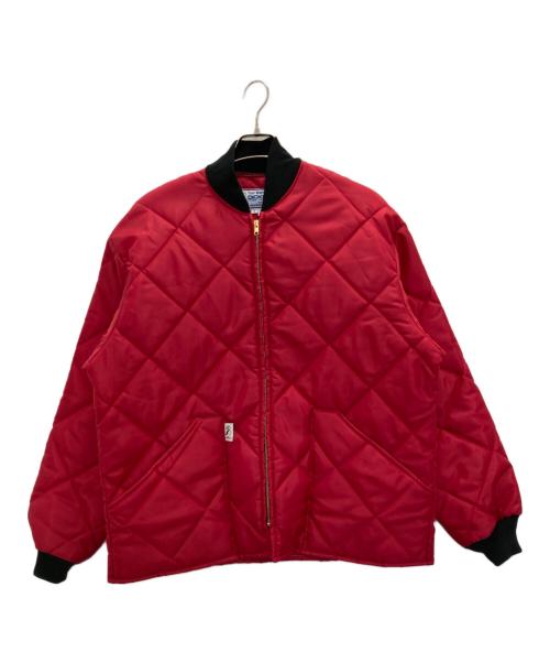 DICKSON（ディクソン）DICKSON (ディクソン) キルティングジャケット レッド サイズ:Lの古着・服飾アイテム