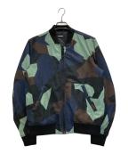 DIESELディーゼル）の古着「J-KILLボンバージャケット」｜ネイビー