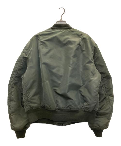 ALPHA（アルファ）ALPHA (アルファ) MA-1ジャケット オリーブ サイズ:Lの古着・服飾アイテム