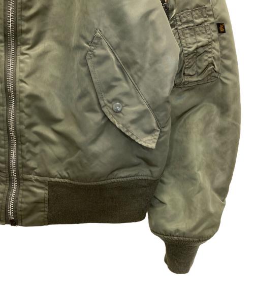 ALPHA（アルファ）ALPHA (アルファ) MA-1ジャケット オリーブ サイズ:Lの古着・服飾アイテム