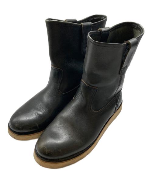 Around The Shoes（アラウンドザシューズ）around the shoes (アラウンドザシューズ) ペコスブーツ ブラック サイズ:表記無しの古着・服飾アイテム