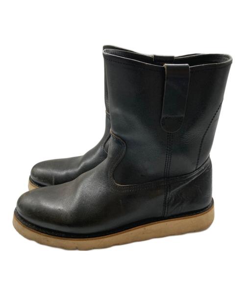 Around The Shoes（アラウンドザシューズ）around the shoes (アラウンドザシューズ) ペコスブーツ ブラック サイズ:表記無しの古着・服飾アイテム