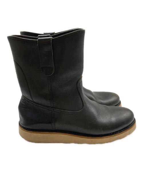 Around The Shoes（アラウンドザシューズ）around the shoes (アラウンドザシューズ) ペコスブーツ ブラック サイズ:表記無しの古着・服飾アイテム