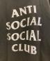 中古・古着 ANTI SOCIAL SOCIAL CLUB (アンチソーシャルソーシャルクラブ) ロゴプリントパーカー ブラック サイズ:Ｍ：5000円