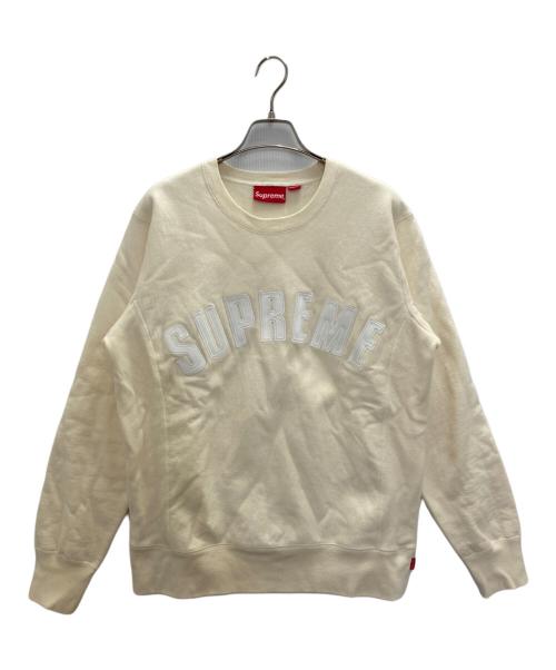 SUPREME（シュプリーム）SUPREME (シュプリーム) Arc Logo Crewneck Sweatshirt ベージュ サイズ:Sの古着・服飾アイテム