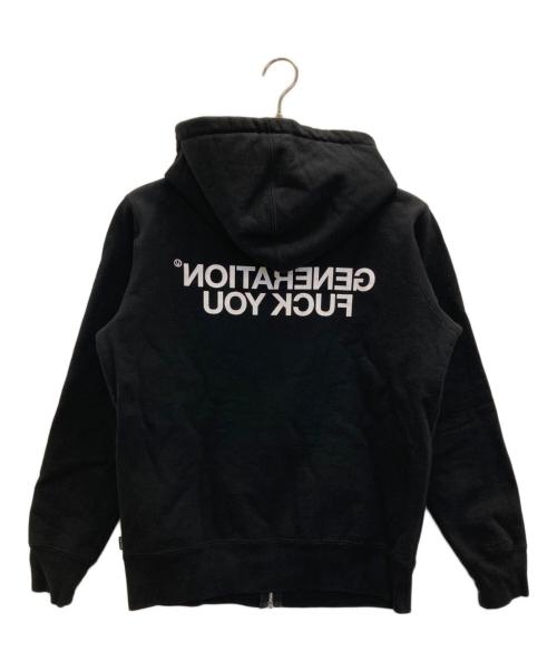 SUPREME（シュプリーム）Supreme (シュプリーム) UNDERCOVER (アンダーカバー) 16AW Generation Fuck You Zip Hoodie ブラック サイズ:Sの古着・服飾アイテム