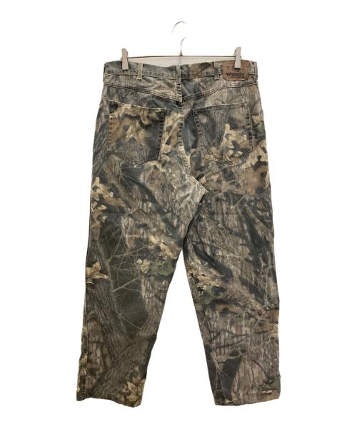 Wrangler（ラングラー）Wrangler (ラングラー) ダブルニーデニムパンツ オリーブ サイズ:W39の古着・服飾アイテム