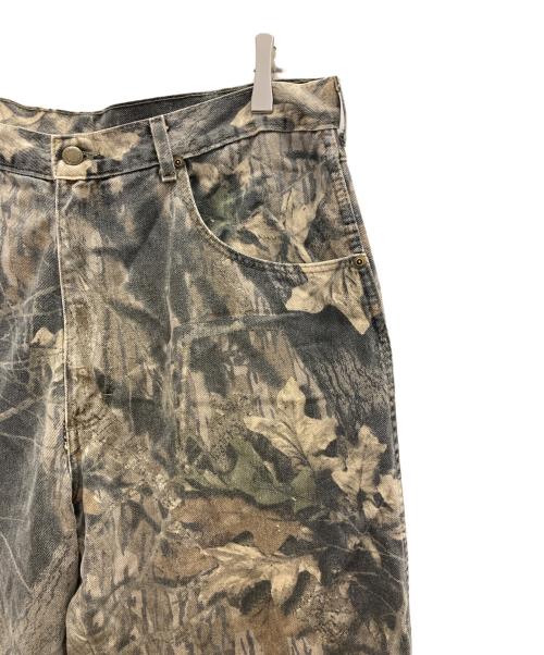 Wrangler（ラングラー）Wrangler (ラングラー) ダブルニーデニムパンツ オリーブ サイズ:W39の古着・服飾アイテム
