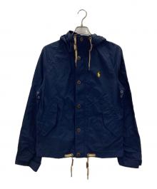 POLO RALPH LAUREN（ポロ・ラルフローレン）の古着「ジップアップジャケット」｜ネイビー