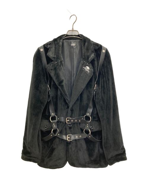 gamchu（ガムチュ）GAMCHU (ガムチュ) ボアジャケット ブラック サイズ:FREEの古着・服飾アイテム