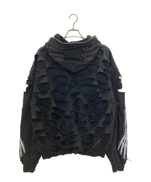 gamchu（ガムチュ）GAMCHU (ガムチュ) ジップパーカー ブラック サイズ:FREEの古着・服飾アイテム