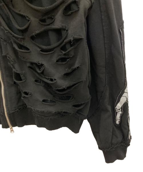 gamchu（ガムチュ）GAMCHU (ガムチュ) ジップパーカー ブラック サイズ:FREEの古着・服飾アイテム
