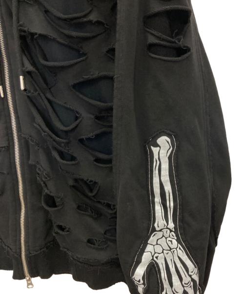 gamchu（ガムチュ）GAMCHU (ガムチュ) ジップパーカー ブラック サイズ:FREEの古着・服飾アイテム