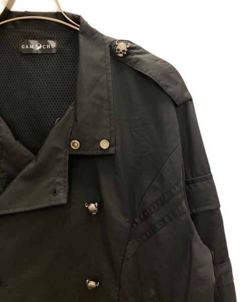 gamchu（ガムチュ）GAMCHU (ガムチュ) ナイロンジャケット ブラック サイズ:FREEの古着・服飾アイテム