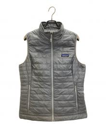Patagonia（パタゴニア）の古着「ナノパフベスト」｜シルバー