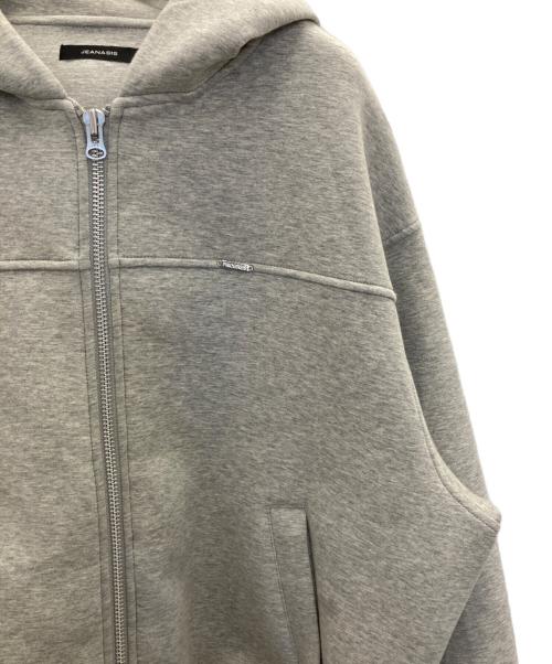 JEANASIS（ジーナシス）JEANASIS (ジーナシス) ダンボールBIGフードブルゾン グレー サイズ:FREEの古着・服飾アイテム