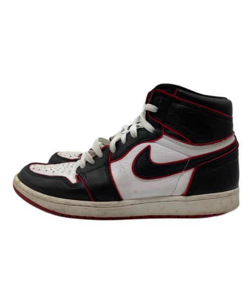 NIKE（ナイキ）NIKE (ナイキ) AIR JORDAN1 RETRO HIGH OG “BLOODLINE” ホワイト×ブラック サイズ:27.5㎝の古着・服飾アイテム