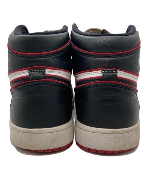NIKE（ナイキ）NIKE (ナイキ) AIR JORDAN1 RETRO HIGH OG “BLOODLINE” ホワイト×ブラック サイズ:27.5㎝の古着・服飾アイテム