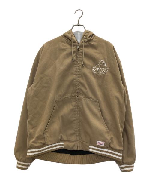X-LARGE（エクストララージ）X-LARGE (エクストララージ) OLD OG HOODED WORK JACKET ベージュ サイズ:XLの古着・服飾アイテム