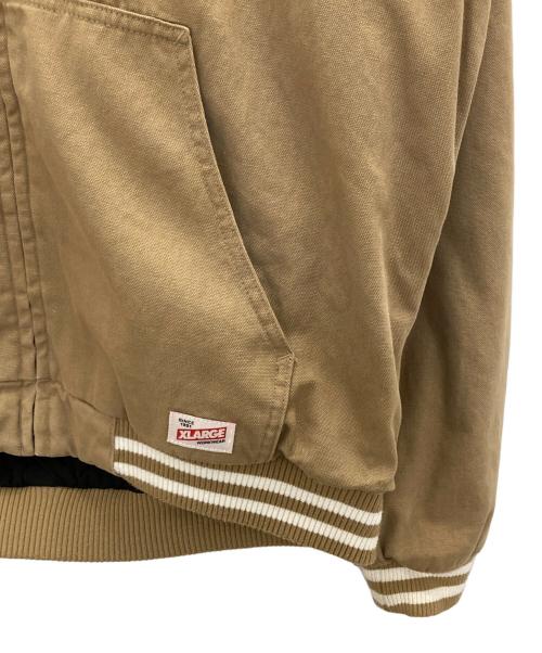 X-LARGE（エクストララージ）X-LARGE (エクストララージ) OLD OG HOODED WORK JACKET ベージュ サイズ:XLの古着・服飾アイテム