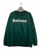 Barbourバブアー）の古着「Basic sweat crew neck」｜グリーン