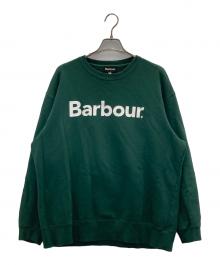 Barbour（バブアー）の古着「Basic sweat crew neck」｜グリーン