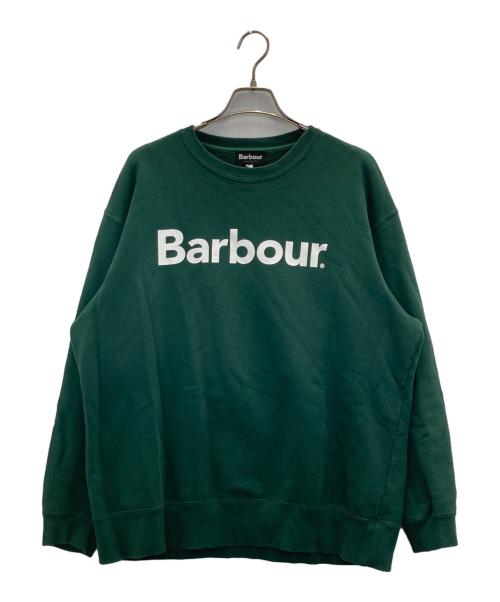 Barbour（バブアー）Barbour (バブアー) Basic sweat crew neck グリーン サイズ:Lの古着・服飾アイテム