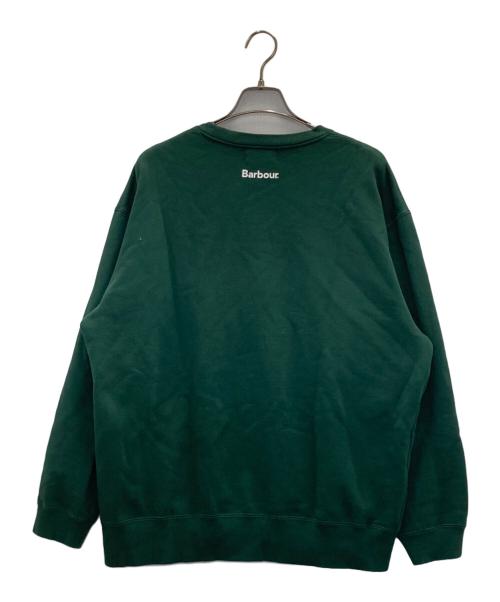Barbour（バブアー）Barbour (バブアー) Basic sweat crew neck グリーン サイズ:Lの古着・服飾アイテム