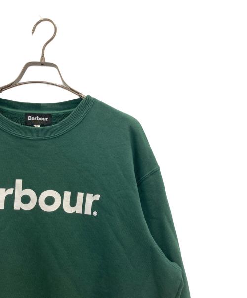 Barbour（バブアー）Barbour (バブアー) Basic sweat crew neck グリーン サイズ:Lの古着・服飾アイテム