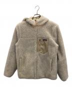 Patagoniaパタゴニア）の古着「Boys' Reversible Ready Freddy Hoody」｜ベージュ