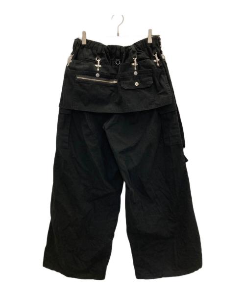 DANKE SCHON（ダンケ シェーン）Danke schon (ダンケ シェーン) カーゴパンツ ブラック サイズ:Sの古着・服飾アイテム