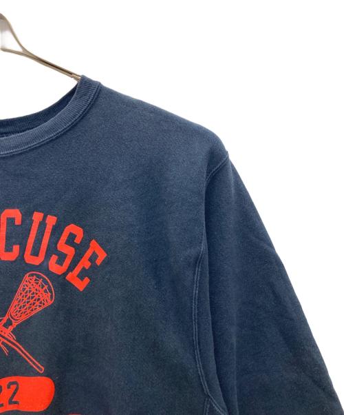 Champion REVERSE WEAVE（チャンピオン リバース ウィーブ）Champion REVERSE WEAVE (チャンピオン リバース ウィーブ) 00S ロゴプリントスウェット ネイビー サイズ:SIZE XLの古着・服飾アイテム