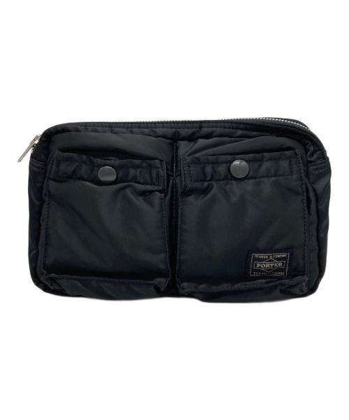 PORTER（ポーター）PORTER (ポーター) TANKER  WAIST BAG ブラックの古着・服飾アイテム