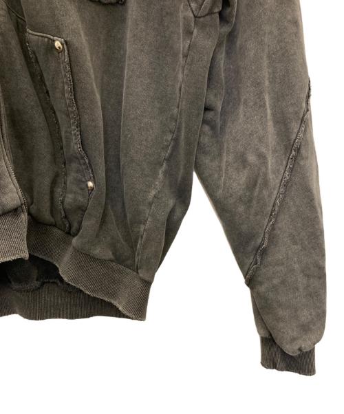 gamchu（ガムチュ）GAMCHU (ガムチュ) 我儘に分解分離パッチフーディー グレー サイズ:SIZE Freeの古着・服飾アイテム