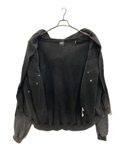 gamchu（ガムチュ）GAMCHU (ガムチュ) 我儘に分解分離パッチフーディー グレー サイズ:SIZE Freeの古着・服飾アイテム