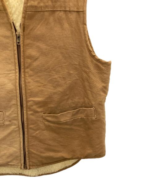 CarHartt（カーハート）CarHartt (カーハート) ダックべスト ブラウン サイズ:Ｍの古着・服飾アイテム