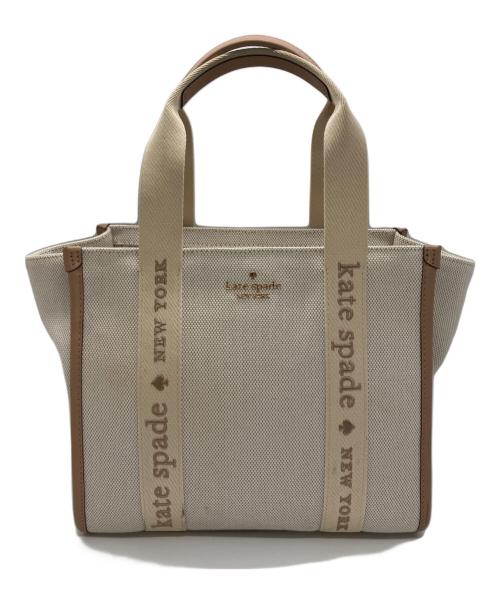 Kate Spade（ケイトスペード）Kate Spade (ケイトスペード) 2WAYバッグ ベージュの古着・服飾アイテム