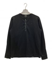 G-STAR RAW（ジースターロゥ）の古着「Structured Tweeter Grandad T-Shirt」｜ブラック