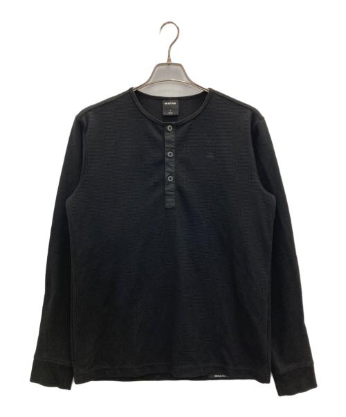 G-STAR RAW（ジースターロゥ）G-STAR RAW (ジースターロゥ) Structured Tweeter Grandad T-Shirt ブラック サイズ:Sの古着・服飾アイテム