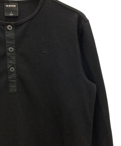 G-STAR RAW（ジースターロゥ）G-STAR RAW (ジースターロゥ) Structured Tweeter Grandad T-Shirt ブラック サイズ:Sの古着・服飾アイテム