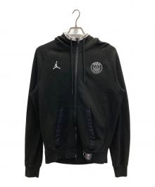 NIKE×Paris Saint-Germain（ナイキ×パリサンジェルマン）の古着「ジップパーカー」｜ブラック