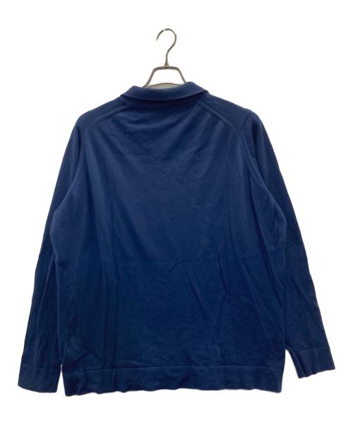 JOHN SMEDLEY（ジョンスメドレー）JOHN SMEDLEY (ジョンスメドレー) ハーフジップニット ネイビー サイズ:XXLの古着・服飾アイテム