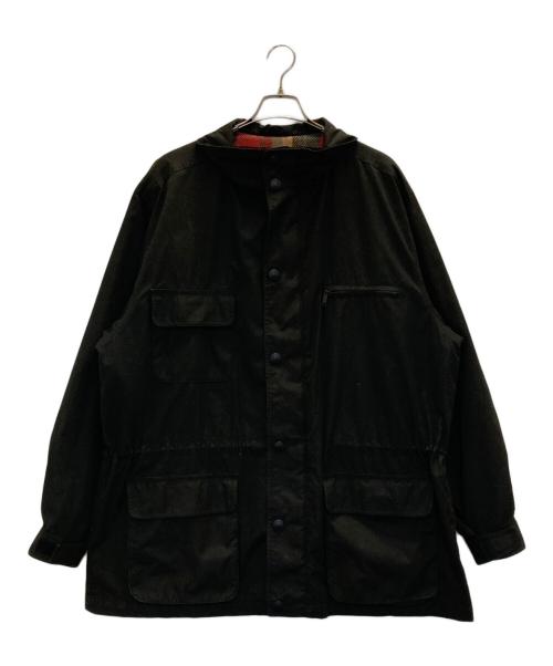 Eddie Bauer（エディーバウアー）Eddie Bauer (エディーバウアー) 裏地チェックシェルジャケット ブラック サイズ:XLの古着・服飾アイテム