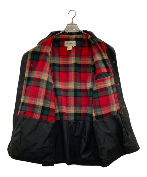 Eddie Bauer（エディーバウアー）Eddie Bauer (エディーバウアー) 裏地チェックシェルジャケット ブラック サイズ:XLの古着・服飾アイテム